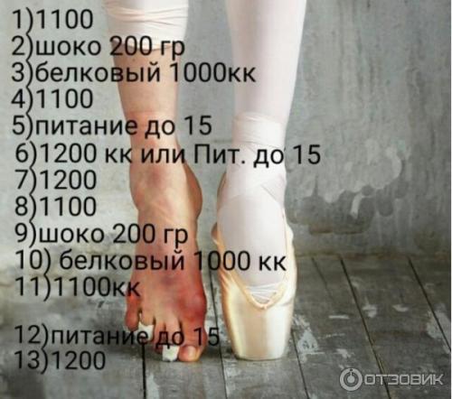 Диета Балерин На 10 Дней.