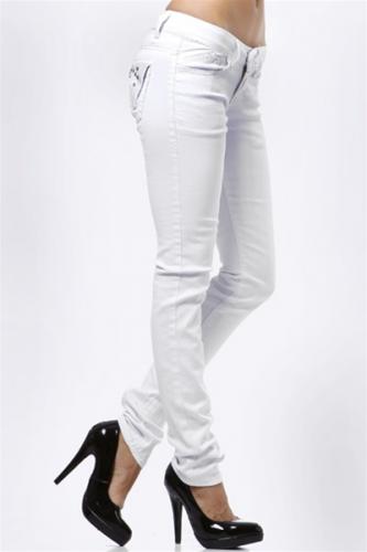 White Leatherette Rhinestones Skinny Jeans_2.jpg